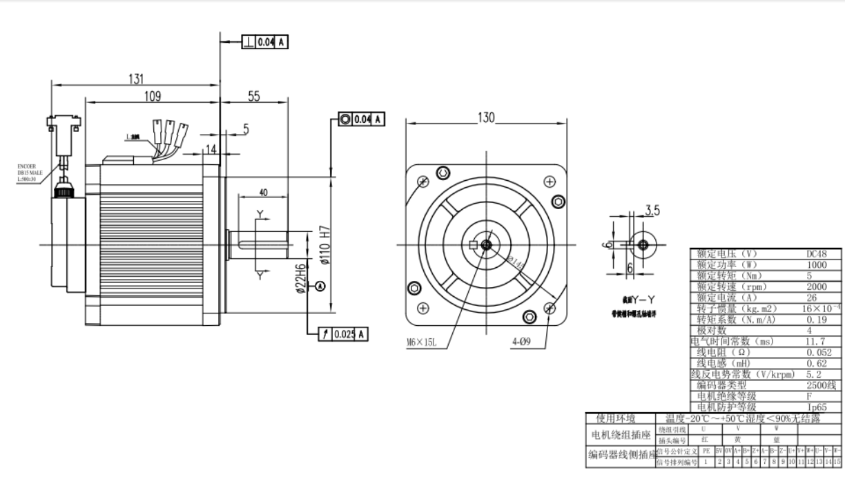 130ST-1.0 5N 2000RPM