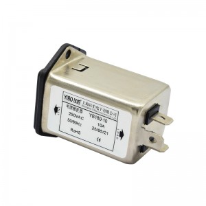 YB180 series IEC socket power filter with fuse