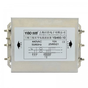 YB460 series dual section enhanced three-phase three-wire power filter